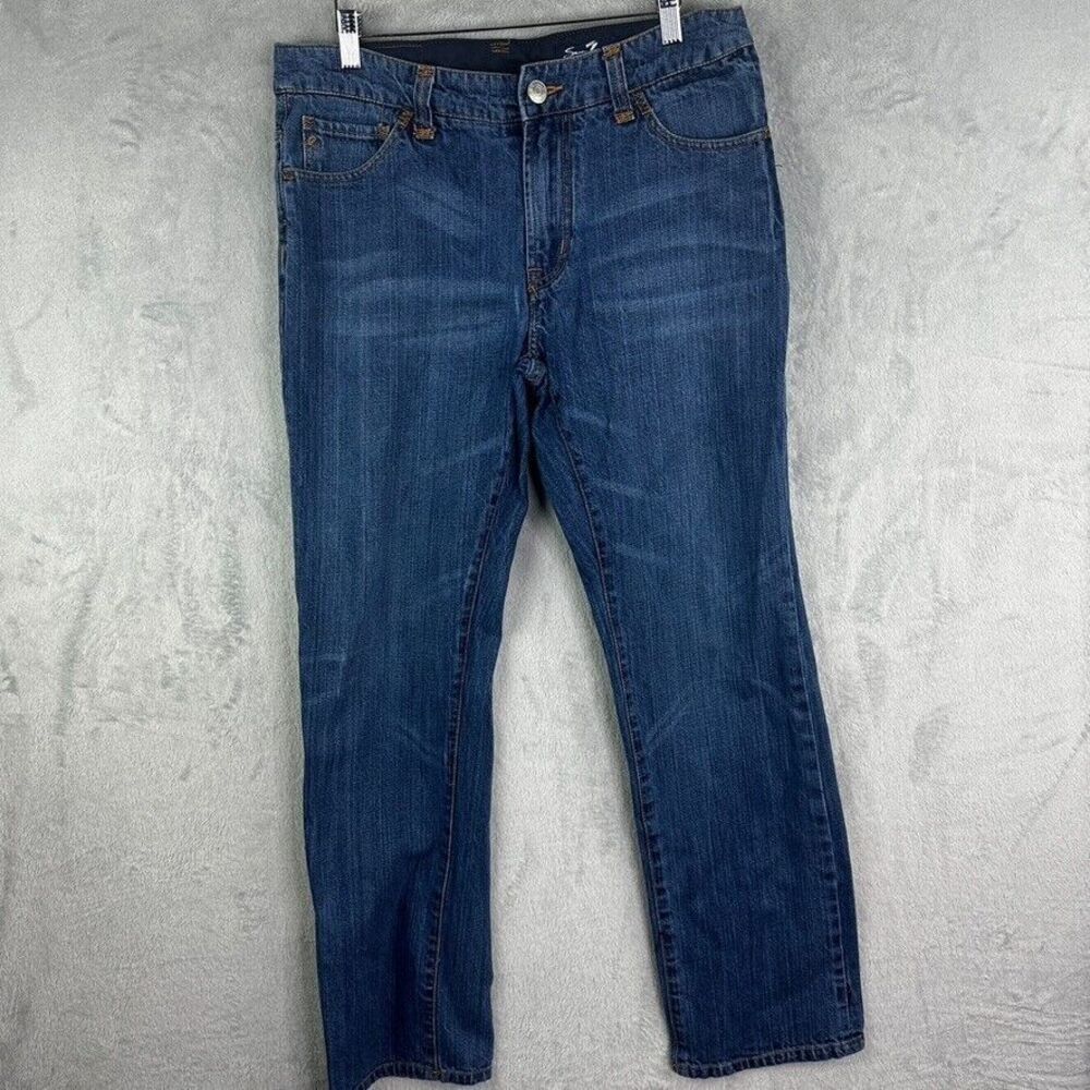 Seven 7 premium jeans womens blue stretch denim size 32 (33x30)